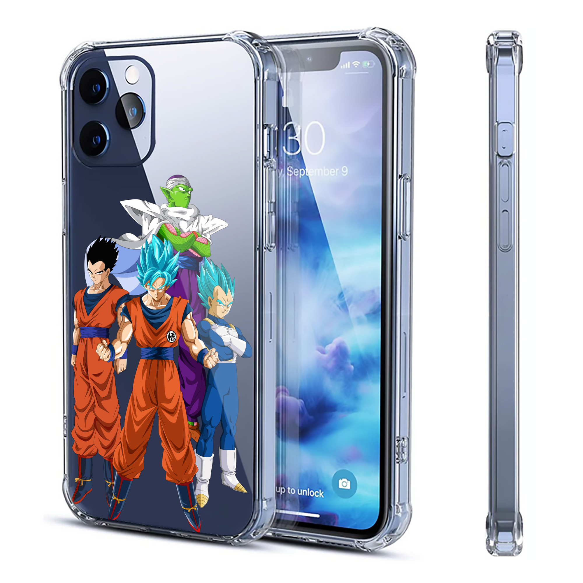 （画像用） ドラゴンボール DRAGON BALL 【iPhone 12シリーズ対応】透明スマホケース（クリアソフトケース）